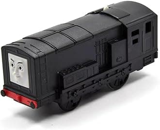 Th-omas and Friends Train Plastic Electric Master Battery Powered Toy Set Kids Boys Girls (Black diesal Train Set)