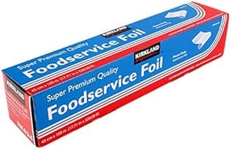 Kirkland 97406 Signature Heavy Duty Food Service Aluminium Foil, 45cm x 100m