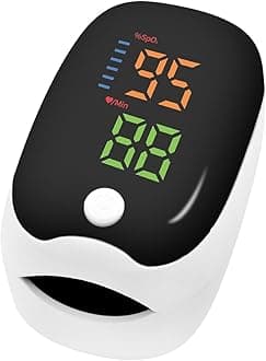 Non Invasive for Oxygen Meter-Glucose monitor no pricking glucose meters, 2025 Upgraded Blood Sugar Monitors for Home or Outdoor Use (Black)-1PCS-A1