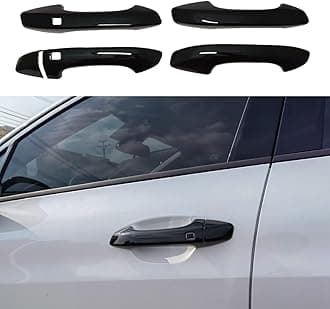 ABS Glossy Black Exterior Door Handle Cover Trim for Kia K5 Accessories 2020 2021 2022 2023 2024 2025 with Smart Keyhole (Not for Optima 2015-2019)