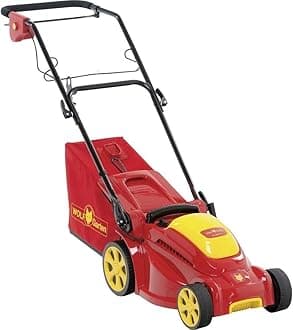 WOLF-Garten A340E 34 cm 1400 W Electric Push Lawn Mower - Red/Yellow