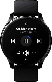 OnePlus Watch - Bluetooth 5.0 Smart Watch with 14 days battery life and 5ATM + IP68 Water Resistance - Midnight Black