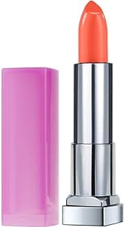 Maybelline New York Color Sensational Rebel Bloom Cream Lipstick, Peach Poppy, 0.15 Ounce