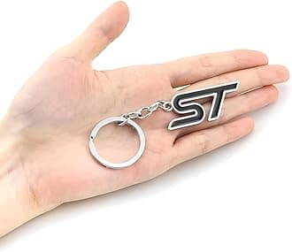 GenericStainless Steel Car Keychain - Universal Keychain for Car, Bike, Home, Office | Durable Birthday Gift for Friends, Men, Women | Metal Keyring