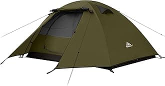 Forceatt Tent, 2-4 Man Tent for Camping, Easy Setup Lightweight Two Doors PU3000mm Waterproof Dome Tent, Windproof Instant Outdoor Tent Suitable for Traveling, Beach, Camping, Hiking, Mountaineering