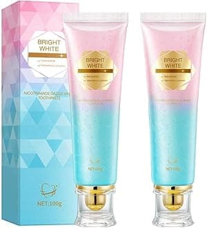 Easilyous Bright White Toothpaste, Niacinamide Whitening Toothpaste, Remove Tooth Stains, Fresh Breath (2)