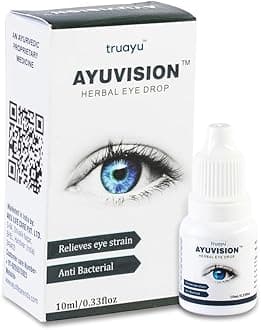 Herbal Eyedrops Relieves Eye Strain, Dryness, Redness & Itching |Cooling Daily-use Eyedrops with goodness of Ayurvedic Herbs 10ml (Pack of 4)
