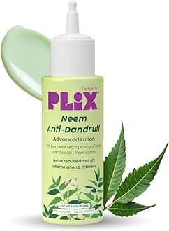 The Plant Fix Plix Neem Anti-Dandruff Advanced Lotion | Reduce Dandruff, Itching & Irritation | With Dandelix Pro & Ichthyol PALE | Paraben & Sulphate Free | Unisex (60ml)