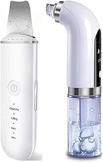 Promotion package,blackhead remover,hydrafacial machine, and Skin Scrubber,Skin Spatula, 2PCS gift package Comedones Extractor for Facial Deep Cleansing