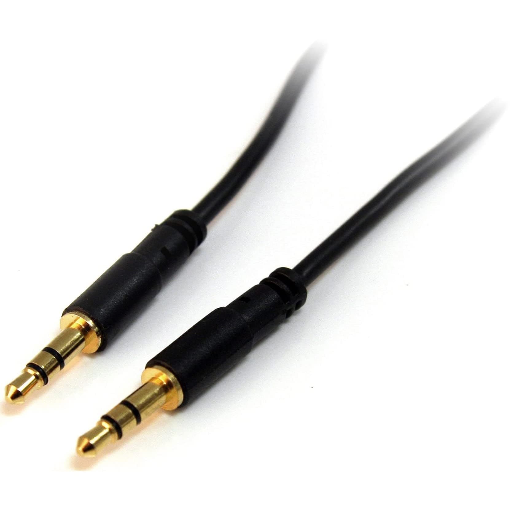 10 FT Slim 3.5MM Stereo Audio Cable MM