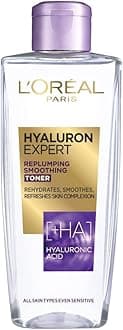 L'Oréal Paris Hyaluron Expert Replumping Toner, Hyaluronic acid, removes traces of makeup and refreshes skin complexion, 200ml