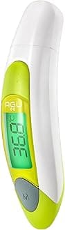 AGU Baby Ear & Forehead Thermometer – 2-in-1 Infrared Digital Thermometer for Babies, Kids & Adults – Fast, Accurate & Hygienic with LCD Display