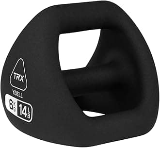 TRX YBell Neo Series 3-in-1 Kettlebell, Dumbbell and Push Up Bar Workout Equipment | Commercial Grade Neoprene Coated Surface | Perfect for Strength Training & Conditioning Workouts