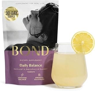 BOND Prenatal Vitamin Drink Mix for Women with Iron, Supports Hormone Balance, Folate & B12 for Energy & Calm Mood, Plant-Based Omega-3 for Cognitive Support, Magnesium, D3, B6, Non-GMO, 30-day Supply