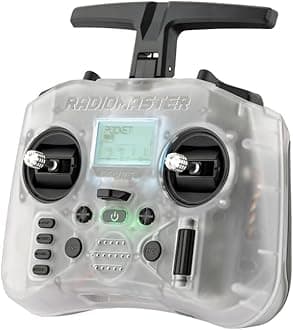Radiomaster Pocket Hall Gimbal EdgeTX Transmitter Remote Control Portable Lightweight Built in LED Light Foldable Antenna (Cc2500 Transparent Mode 2)