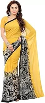 Yashika Women Georgette Standard Length Saree