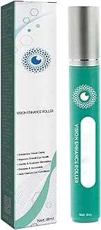 Vision Enhance Roller, Reduces Fatigue, Relieves Tired And Dry Eyes, Eye Roller Massager to Improve Vision, Relieves Fatigue, Against Swelling, Tightens, Removes Swelling