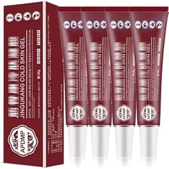 Cold Compress Gel for mu𝐬cl𝐞𝐬 and 𝐁ones, 𝐁one Cold Compress G𝐞l, Jingukang Soothing Relief Massage Gel for Soothes Knees, Lumbar, Neck, Hands, and Feet 4pcs