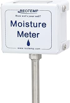 Reotemp 15 Inch Garden and Compost Moisture Meter, Garden Tool Ideal for Soil, Plant, Farm and Lawn Moisture Testing