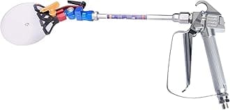Airless Paint Spray Gun 3600PSI with Spray Guide Accessory Tool,A 517 Nozzle TIP and 10 Inch Airless Extension Rod,for Graco Titan Airless Hose Sprayers.