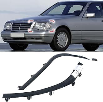 1Pcs Right Automobile Headlamp Rubber Sealing Strip Headlamp Trim Strip For Mercedes Benz W140 S320 S350 S500 S600 1995-1998 Black