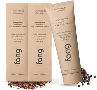 Forest Essence |Fluoride Free Hydroxyapatite|Teeth Whitening|Heals Sensitive Teeth|Fights Cavities,Gum Diseases & Bad Breath|SLS & Chemical Free|Organic, Vegan (Forest Essence, 2), 2 count