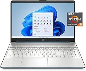 15.6" Laptop, FHD, AMD R5-5500U, 8GB RAM, 256GB SSD, USB Type-C and USB Type-A, HDMI, Built-in Microphone/Webcam, Windows 11, Spruce Blue