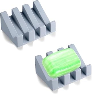 Soap Dish, Bar Soap Holder for Shower for Bathroom, Kitchen, Bathtub, Easy to Clean, Keep Soap Dry, Extend Soap Life