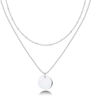 14K Gold Plated Layering Necklaces | Stylish Minimalist Design Pendant Necklaces | Butterfly, Heart, Lock, Evil Eye, Coin, Lightning Bolt, Circle, Cross Pendants for Women