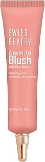 Cream It Up Blush | Highly pigmented | Super-blendable | Long-lasting | Enriched with Shea Butter | Multipurpose | Shade-01 Rosy Cheeks, 10ml