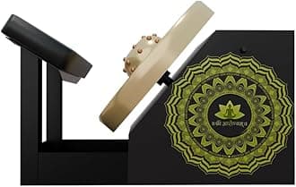 Kansya Thali Foot & Calf Massager | Automatic Kansa Roller Vatti Machine for Pain Relief, Relaxation & Improved Blood Circulation | Shock-Proof Electric Ayurvedic Therapy Appliance for Home