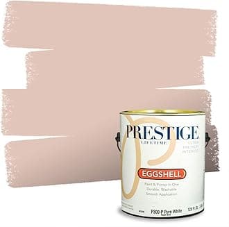 PRESTIGE Paints Interior Paint and Primer In One, 1-Gallon, Eggshell, Comparable Match of Benjamin Moore* Pale Petal*