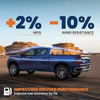 Heavy-Duty Retractable Hard Truck Bed Tonneau Cover Compatible for GM High Grade Aluminum Bed Cover with Lock Pickup Accessories