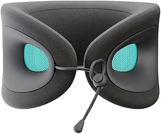 Cabeau Travel Essential Neck Pillow - Fits Most Neck Sizes (11-21 inches) - Evolution X Three Ways to Adjust for Ultimate Comfort on Long Flights (Turquoise)