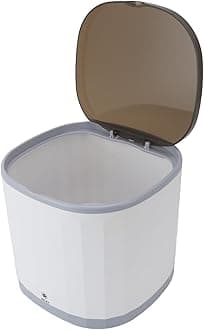 Cryfokt 4L Portable Dishwasher Countertop, Fully Automatic Mini Countertop Dishwasher, 360° All Round USB Rechargeable Dish Tea Cup Washing Machine for Apartments, Camping and RV