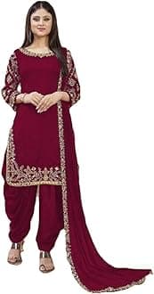 shopNstyle Ready to Wear Indian Pakistani Fashion Ethnic Wear Designer Girl Punjabi Salwar Kameez Patiala Suit for Women