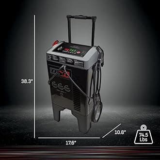 Schumacher DSR124 DSR ProSeries Fully Automatic Battery Charger with Engine Starter Boost, and Maintainer- 330 Peak Amp, 6V/12V/24V - for SUVs, Trucks, and Large Engines and Automotive Shop/Dealer Use