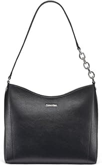 Calvin Klein Womens Nova Chain Hobo Shoulder Bag Calvin Klein Nova Chain Hobo Shoulder Bag