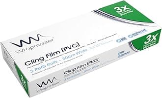Wrapmaster 1000 clingfilm refills x 3 rolls 100m each