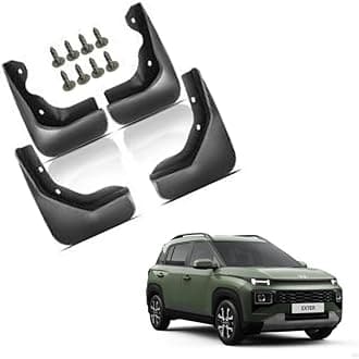 Auto-Ex Mud Flap Splash Guard Compatible/Replacement for Hyundai Exter All Models OE Type (Set of 4 Pcs.)