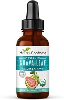 Herbal Papaya Guava Leaf Extract Sleep Aid - Anxiety Relief | Healthy Metabolism | Immune Boost - Organic 1oz Liquid Sublingual Bottle - Goodness (1 bttl)