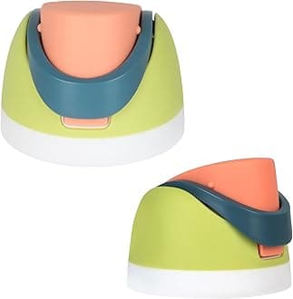 Replacement Lid for Owala Freesip, 2 PCS One Button Water Bottle Top Replacement Cap Compatible with Owala 16oz 24oz 32oz 40oz, BPA-Free, No Water Leakage Replacement Accessories for Owala,Yellow