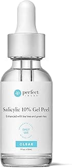PERFECT IMAGE Salicylic 10% Gel Peel, Breakout and Pore Minimizer and Cleanser, 15-30 Full Facial Chemical Peels, 1 fl oz. e, 30 mL –