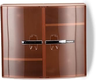Nayasa Bathroom Cabinet | Storage Box Cabinet | Storage Unit Cabinet | 17 cm X 38.5 cm X 33 cm | Brown
