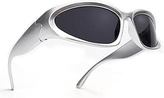 Wrap Around Oval Sunglasses