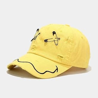 YUANCHENGHip Hop Snapback Caps Hat Pin Hole Cap women Baseball Cap Tide Hat