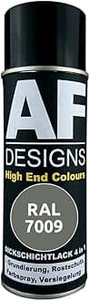 Alex Flittner Designs Rust Protection Paint 4-in-1 RAL 7009 Green Grey Metal Protective Paint Spray Rust Protection Paint Spray Can