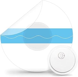 Pack of 25 Waterproof Freestyle Libre 3 Plasters, Skin-Friendly & Fixing Plasters for Freestyle Libre 3, Clear Stickers without Hole, 14 Days Transparent Plasters
