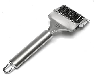 16x7x3.1cm High Grade Stainless Steel Noodle Lattice Roller Docker Dough Cutter Pasta Spaghetti Maker for Kitchen Cooking Tools