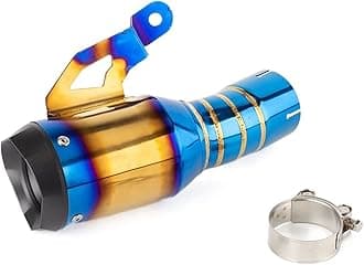 For B&MW S1000RR S1000 RR 2019 2020 2021 2022 Motorcycle Exhaust Escape System Modify Link Pipe Exhaust Slip On Motorcycle Exhaust Pipe(Color:4)